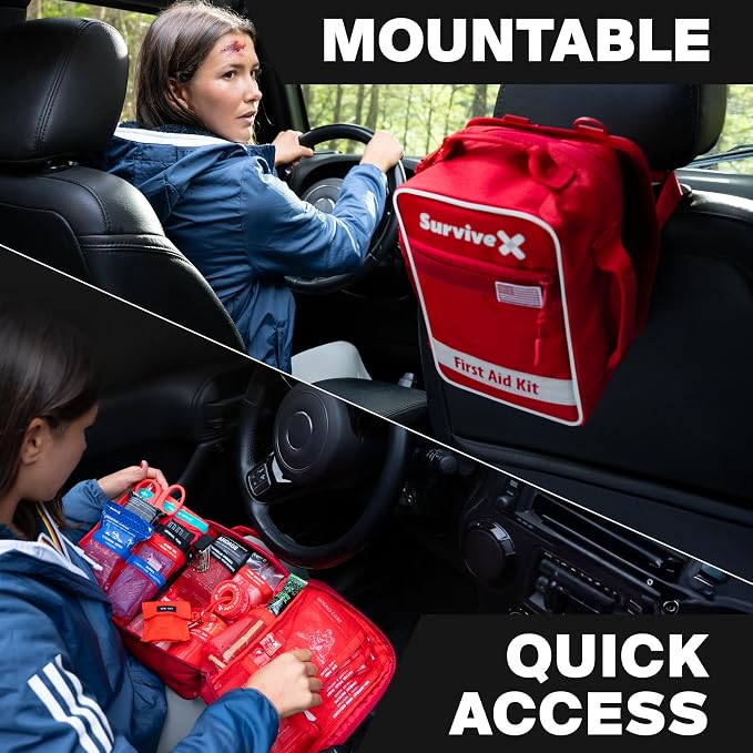 Large First Aid Kit for Car, Travel & Home