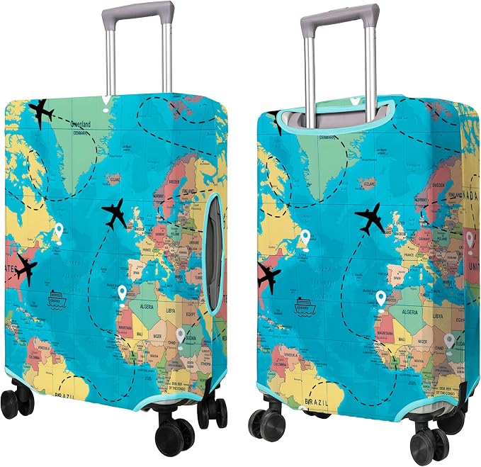 Travel Luggage Cover Suitcase Protector Fits 18-32 Inch Wheel Covers