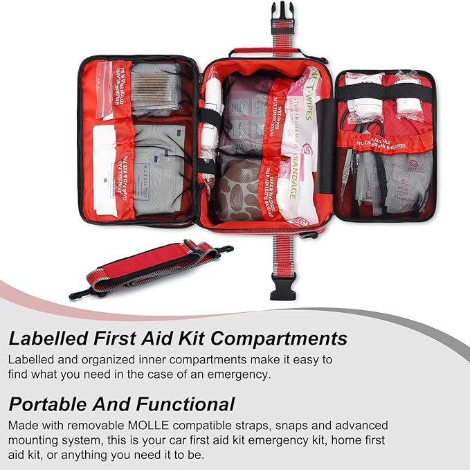 Professional 500 Piece Emergency First Aid Kit