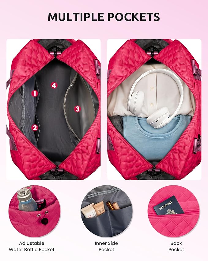 Gifts for Teen Girls 12-14, Birthday Gift-Initial Travel Bag