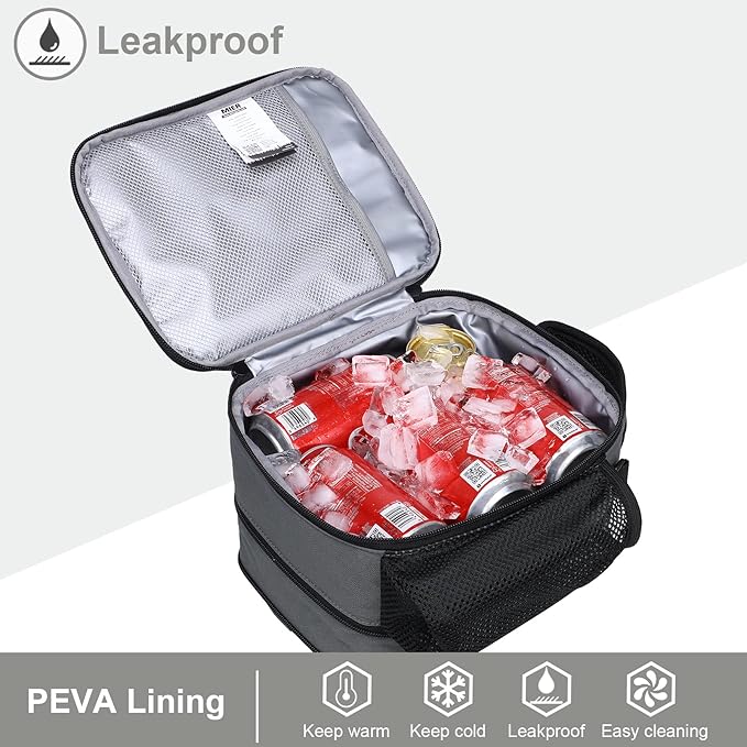 MIER Expandable Lunch Bag Insulated Lunch Box