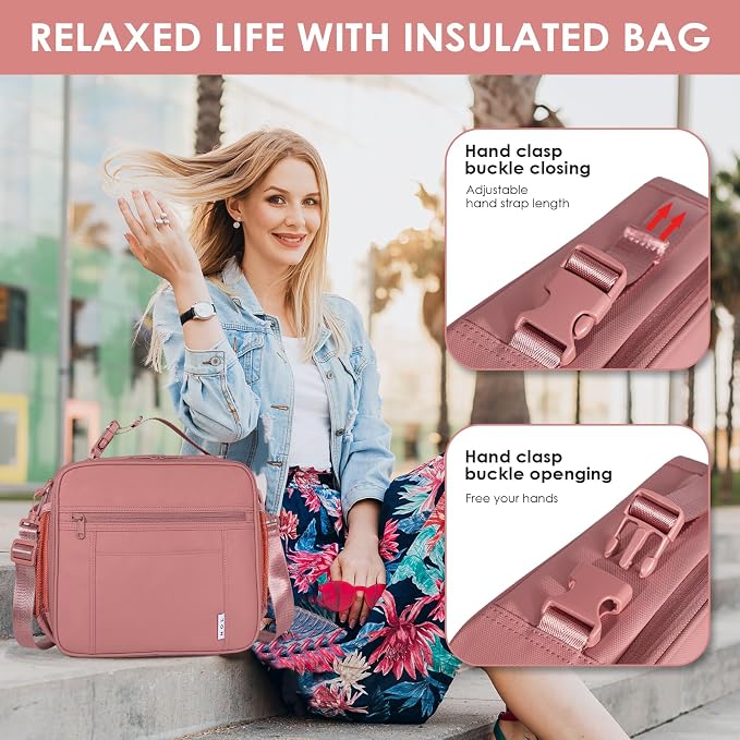 NOL Kids Lunch Bag for School, Reusable Insulated Lunch Box & Children's Tote