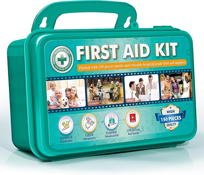 General Medi 150 Pieces Hardcase First Aid Kit
