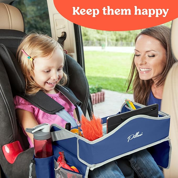 PILLANI Kids Travel Tray for Car