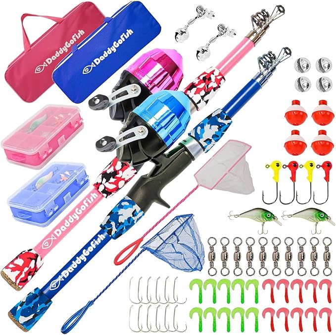 DaddyGoFish Kids Fishing Pole