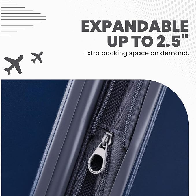 Spyder Carve 25 Inch Medium Expandable Hardside Upright Suitcase,