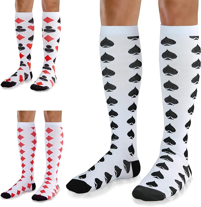 Medical Compression Socks for Women and Men 3 Pairs 20-30 mmHg Knee High