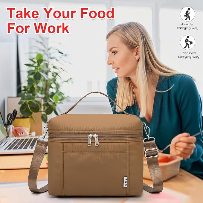NOL Natural Organic Lifestyle Insulated Lunch Bags