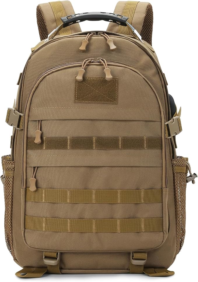 HUNTVP Military Tactical Backpack 40L Large Army 3 Day Assault Pack Molle Bag