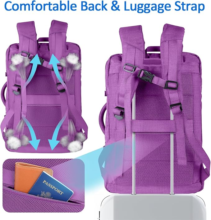 50L Carry On Backpack, Extra Large Laptop Backpack, Travel Backpack