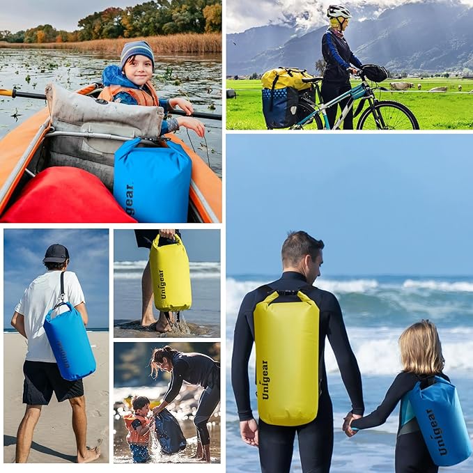 Unigear Dry Bag Waterproof, 2L/5L/10L/20L/30L/40L Floating and Lightweight Bags