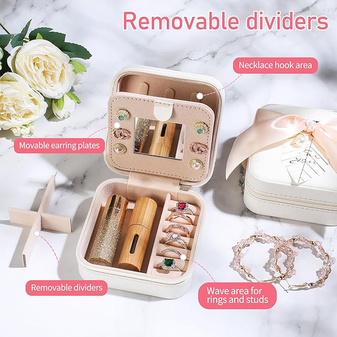 AYGXU Travel Jewelry Box for Women and Girls