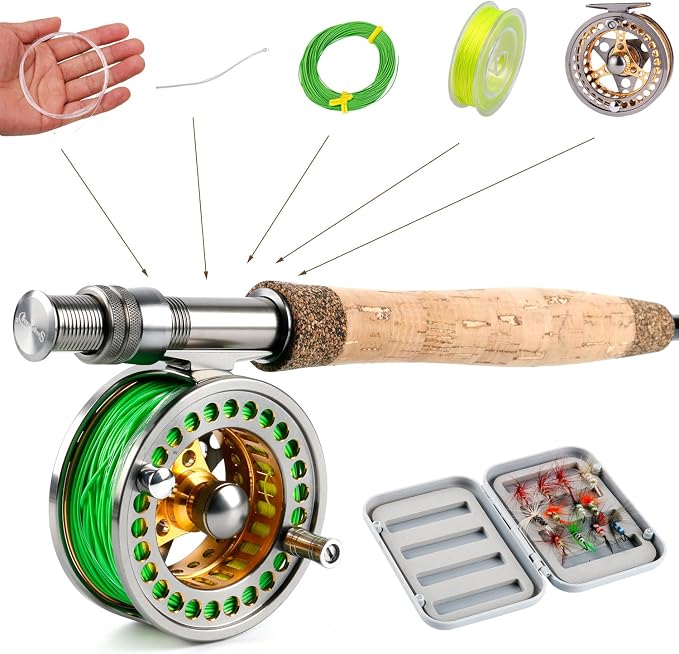 Sougayilang Fly Fishing Rod Reel Combos