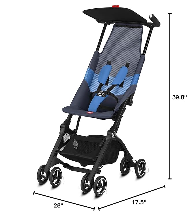 gb Pockit Air All Terrain Ultra Compact Lightweight Travel Stroller