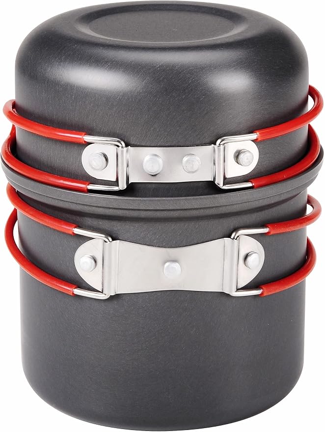 Bulin 24/13/11/8/4 PCS Camping Cookware Mess Kit Lightweight Backpacking
