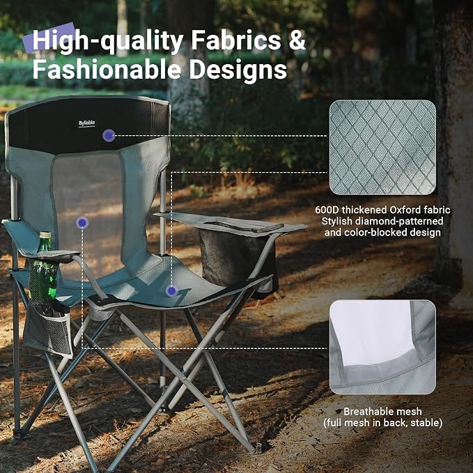 Camping Folding Chair Outdoor Lawn Portable Lightweight Camp Folding Chairs
