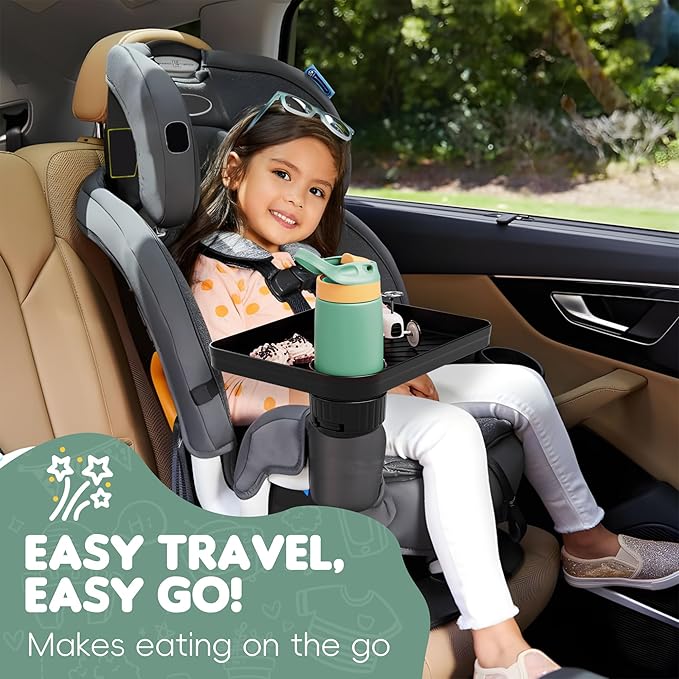 Upgraded Car Seat Tray for Kids Car Seat Tray