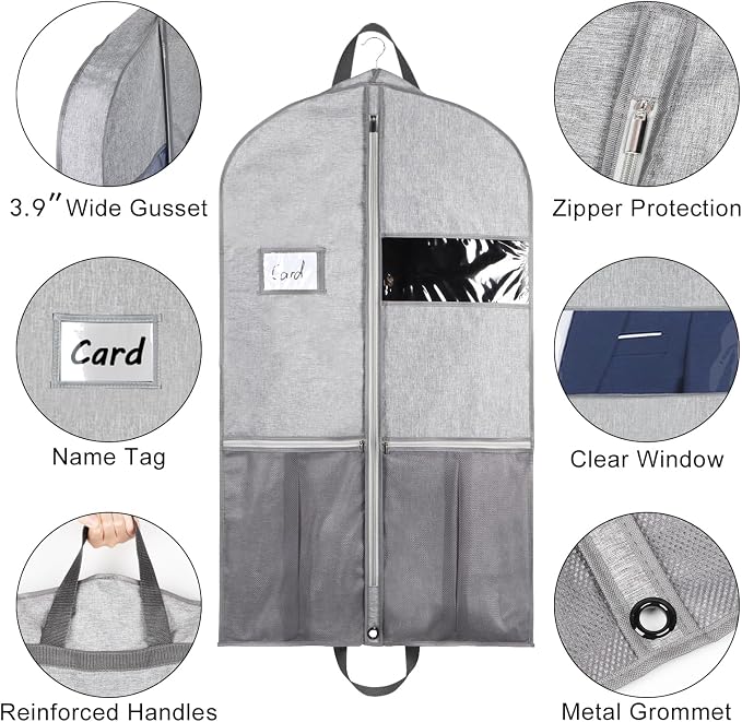 Zilink Luxury Storage 43" Garment Bag