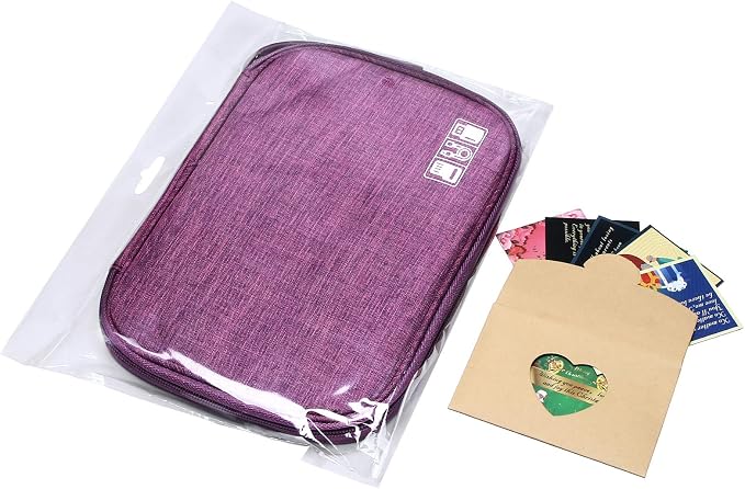 CILLA Travel Cord Organizer Case, Portable Waterproof Storage Bag