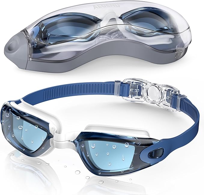 Aegend Swim Goggles, Swimming Goggles No Leaking Full Protection Adult Men Women Youth