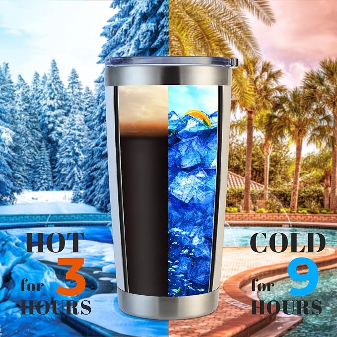 DOMICARE 20oz Stainless Steel Tumbler Bulk
