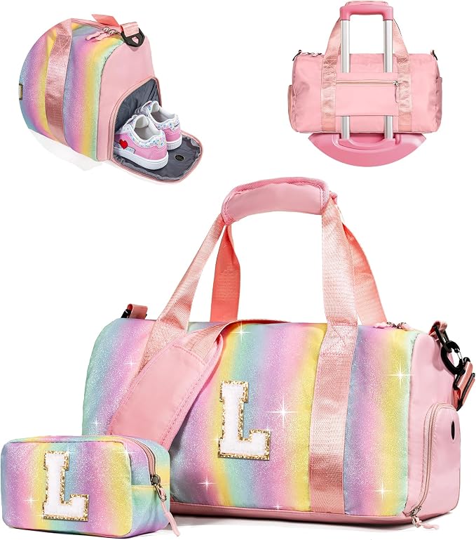 Gifts for 4 5 6 7 8 9 10 Year Old Girls-Girl Gym Bag