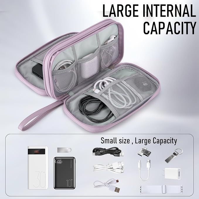 Leather Travel Electronic Organizer