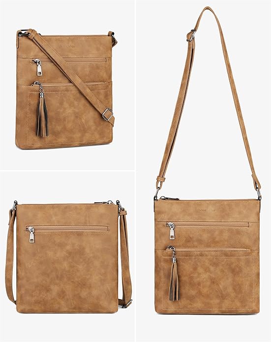 MASINTOR Crossbody Purses for Women, Adjustable Strap Shoulder Bag