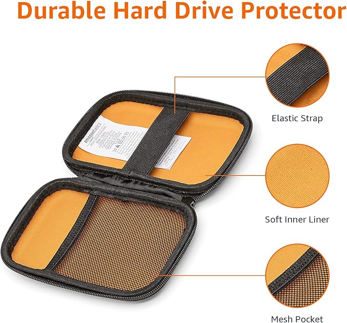 Amazon Basics Small Hard Shell Carrying Case