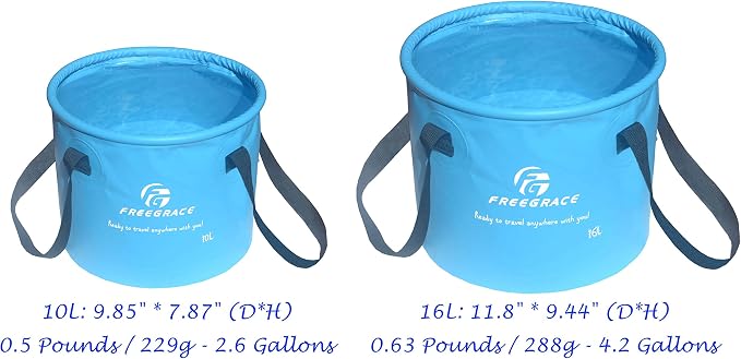 Premium Collapsible Bucket by Freegrace