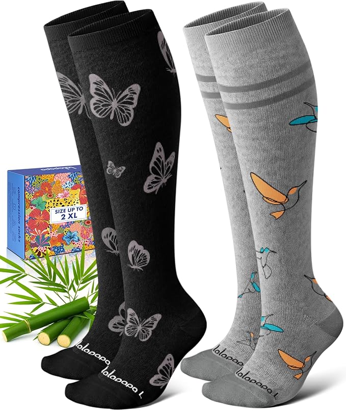 Bamboo Viscose Compression Socks