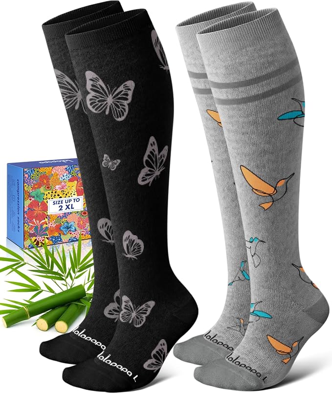 Bamboo Viscose Compression Socks