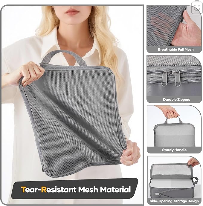 Veken 6/9/11 Set Compression Packing Cubes