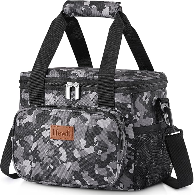 Lifewit Medium Lunch Bag Insulated Lunch Box Soft Cooler Cooling Tote