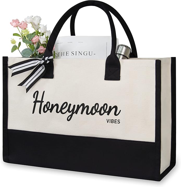 TOPDesign Canvas Tote Bag, Bridal Shower Gifts