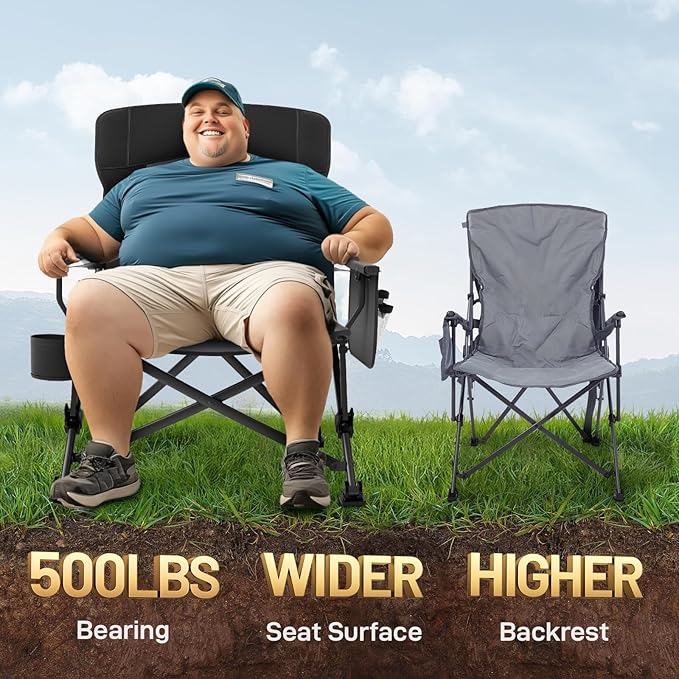 EVER ADVANCED Oversized Folding Camping Chair