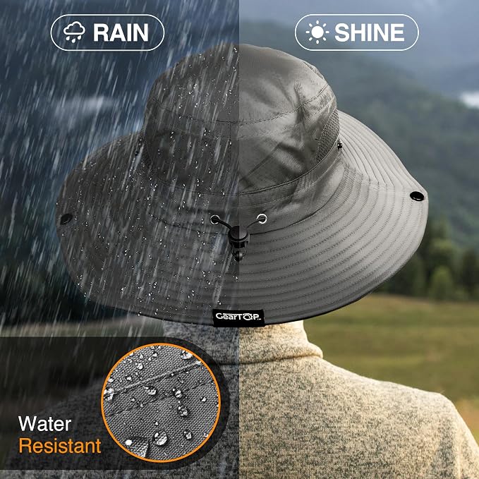 GearTOP Safari Sun Hat for Men and Sun Hats for Women UV Protection UPF 50+