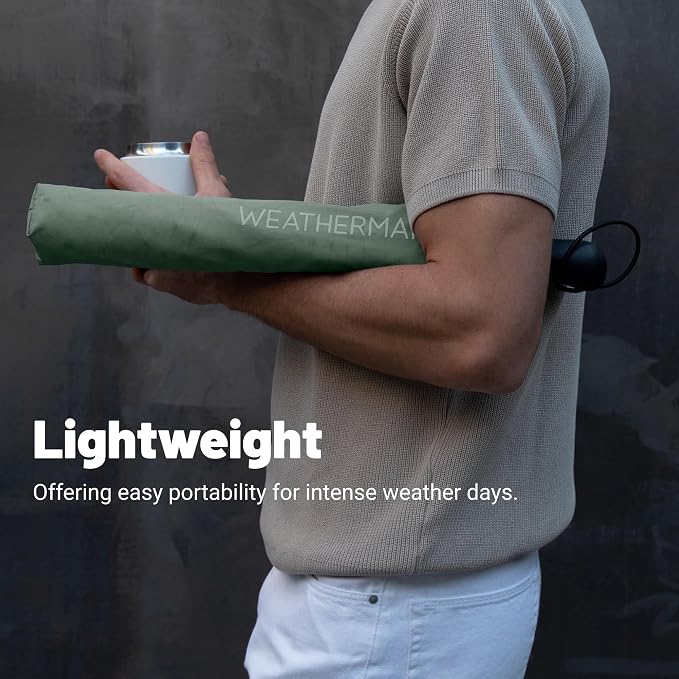 Weatherman Premium Collapsible Small Travel Umbrella Compact
