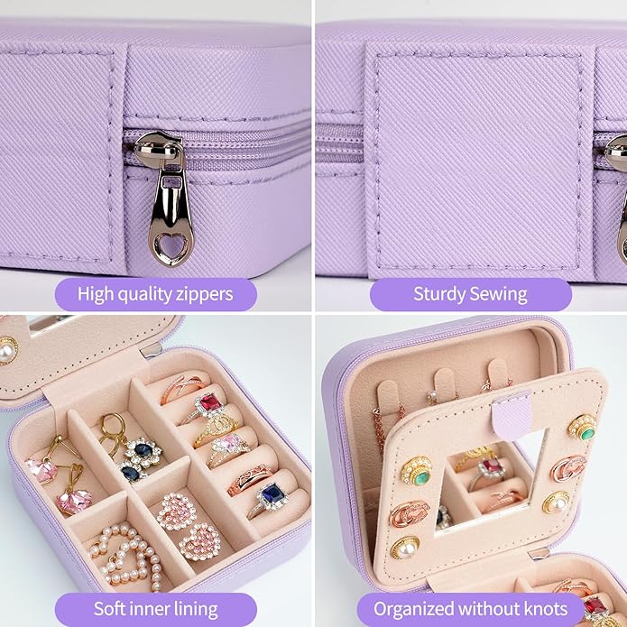 AYGXU Travel Jewelry Box for Women and Girls