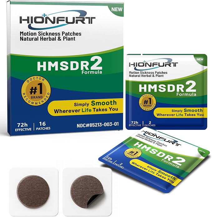HMSDR2 16ct Motion Sickness Patches – Sea Sickness Patches
