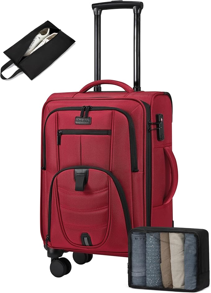 LOVEVOOK Carry On Luggage Airline Approved, Suitcases