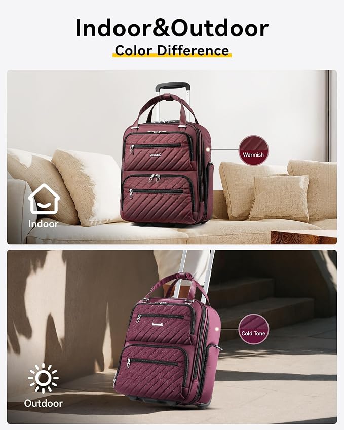LUGGEX Underseat Carry On Luggage