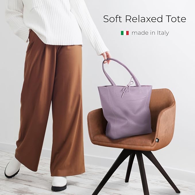 Italian Calf Leather Tote for Women