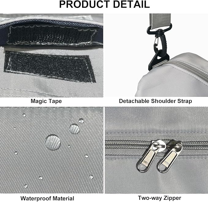 Travel Duffle Bag, Waterproof Sport Tote Gym Bag