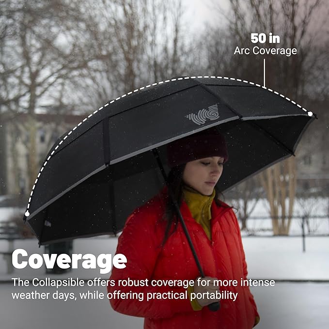 Weatherman Arnold Palmer Compact Collapsible Umbrella