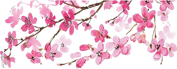 Tervis Japanese Cherry Blossom Party Supplies, Clear, 16 oz