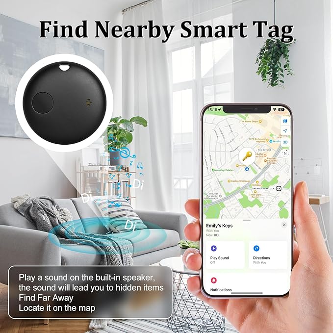 Geevon Smart Tag-2 Pack Bluetooth Tracker Work