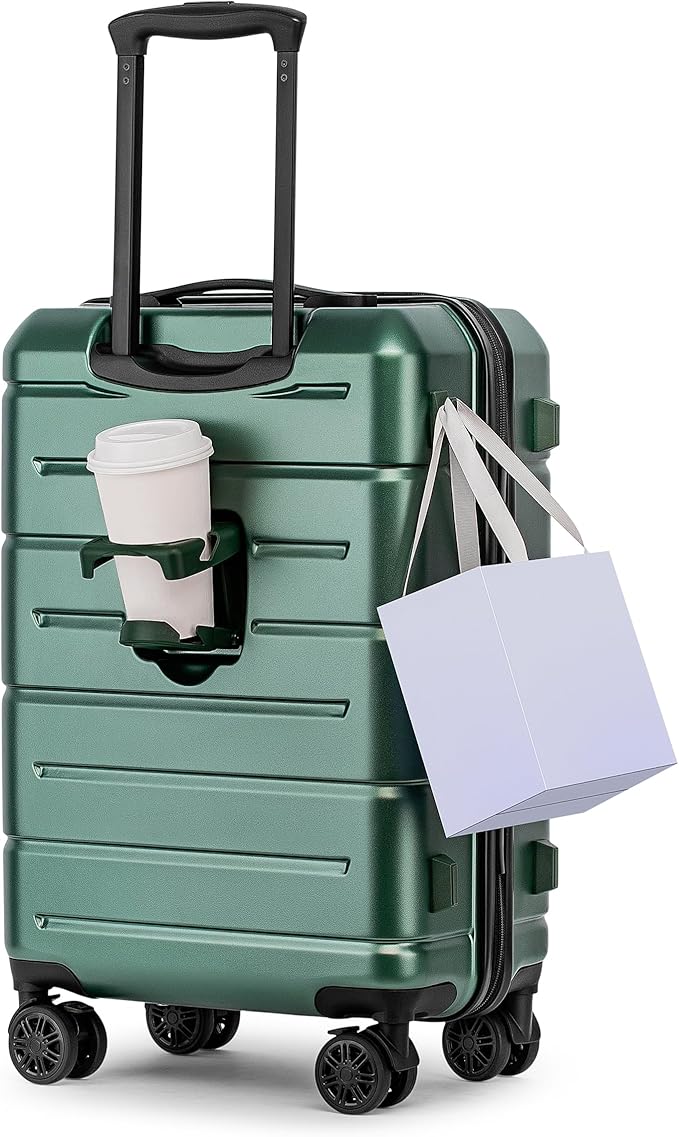 KYME Hardside Carry On Luggage 22x14x9 Airline Approved