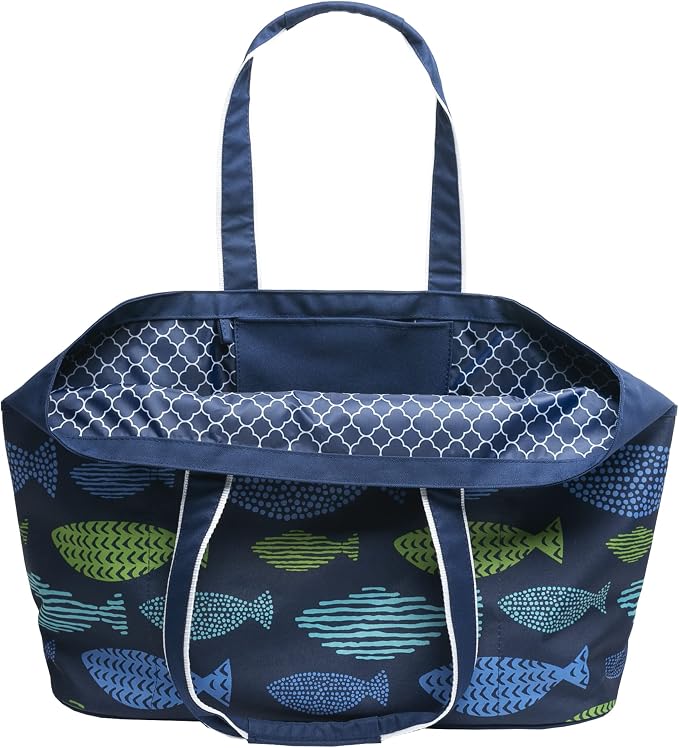 geckobrands Oversized Beach Tote – Large and Stylish Beach Bag