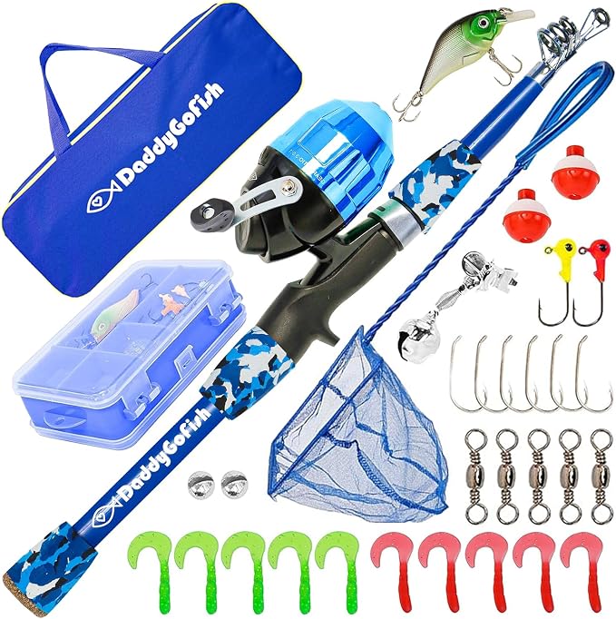 DaddyGoFish Kids Fishing Pole